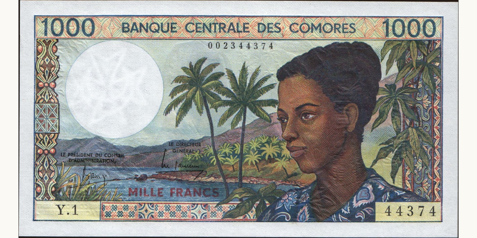 1000 franc 1986