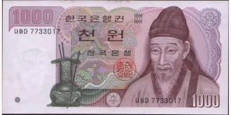1000 won 1983