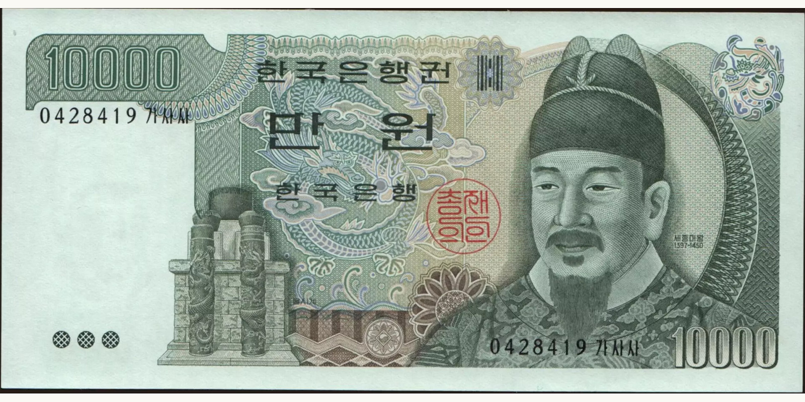 10000 won 1983