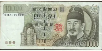 10000 won 2000
