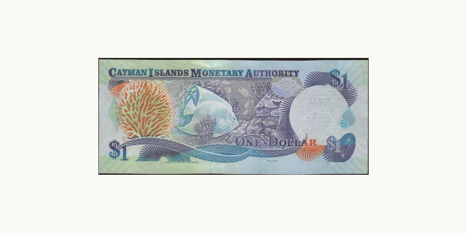 1 dollars о-ва Кайман 2004 — Оборотная сторона