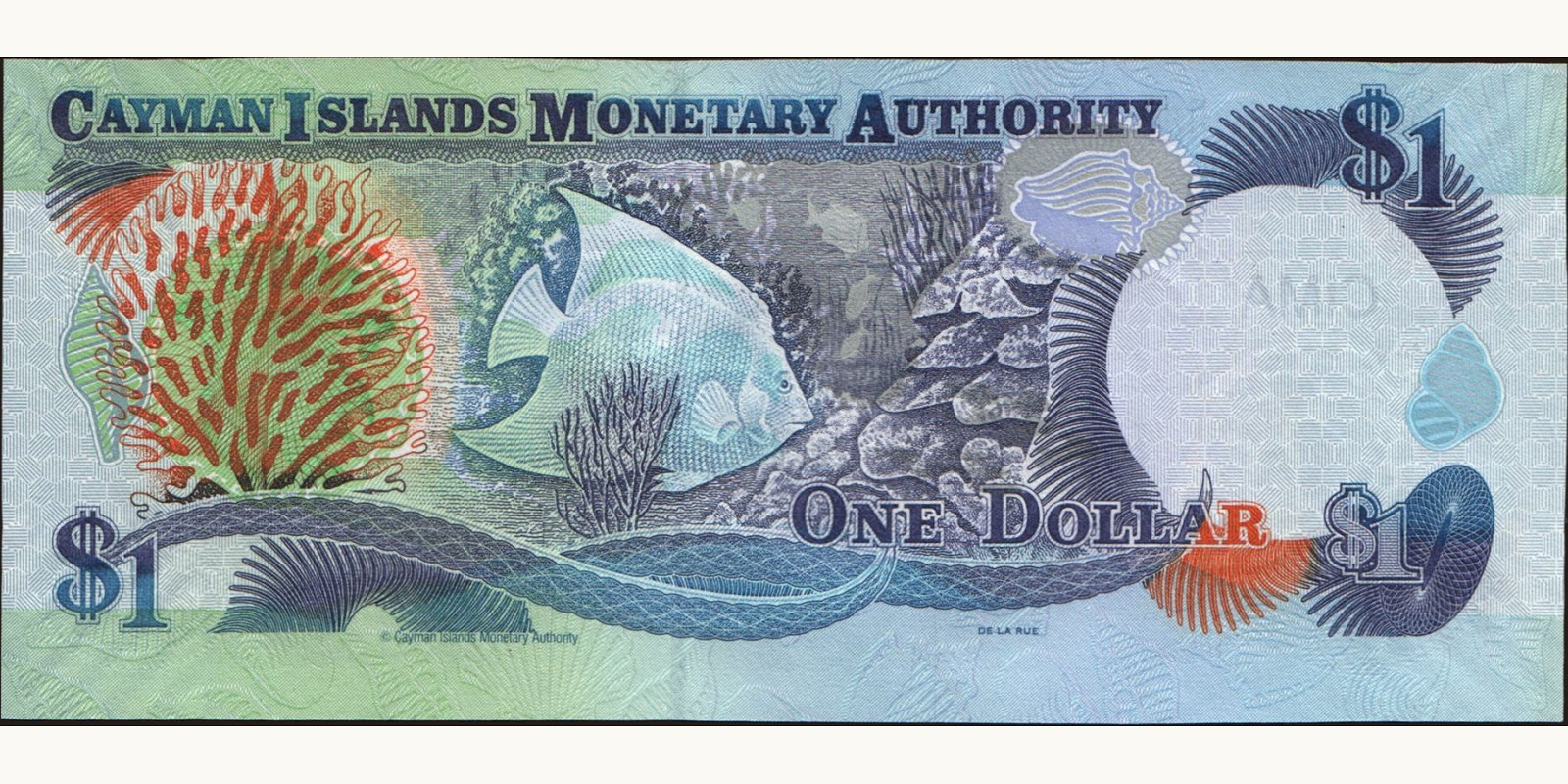 1 dollars о-ва Кайман 2006 — Оборотная сторона