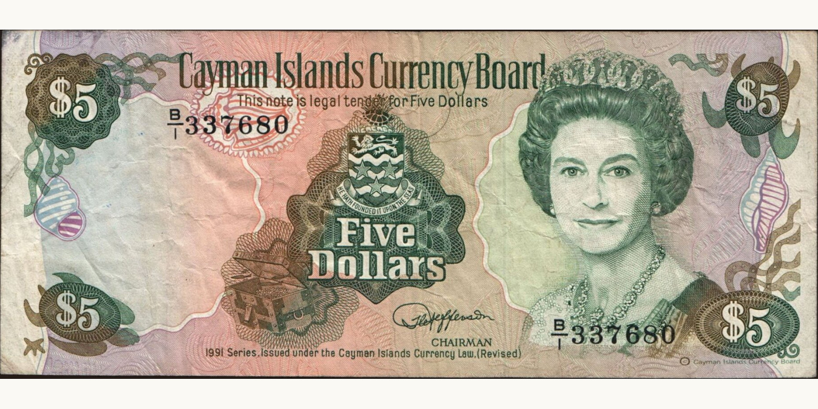 5 dollars 1991