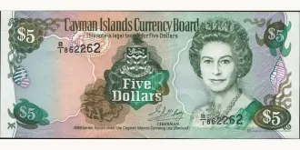 5 dollars 1996