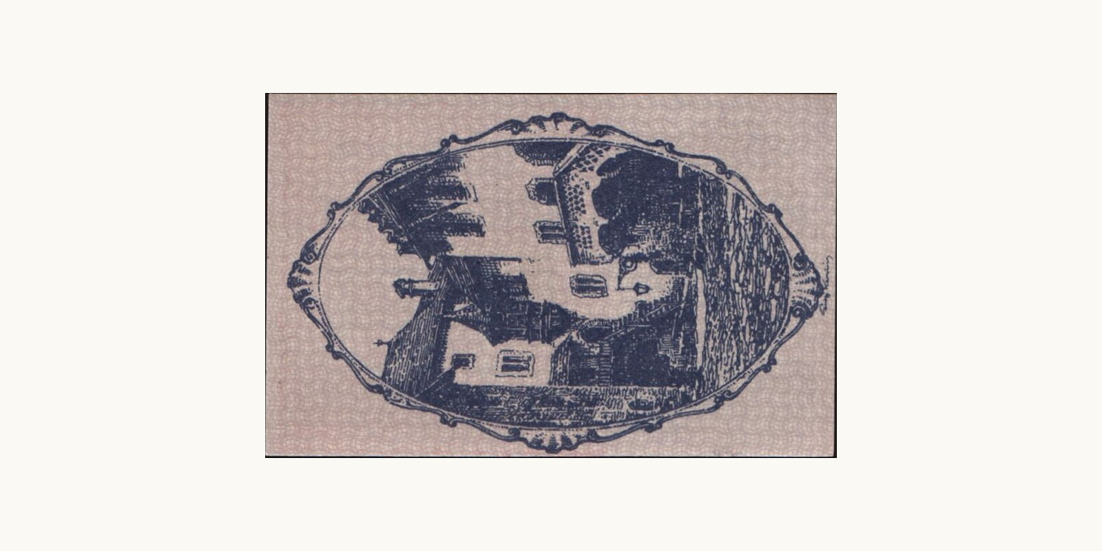 10 heller Liechtenstein 1920 — Back side