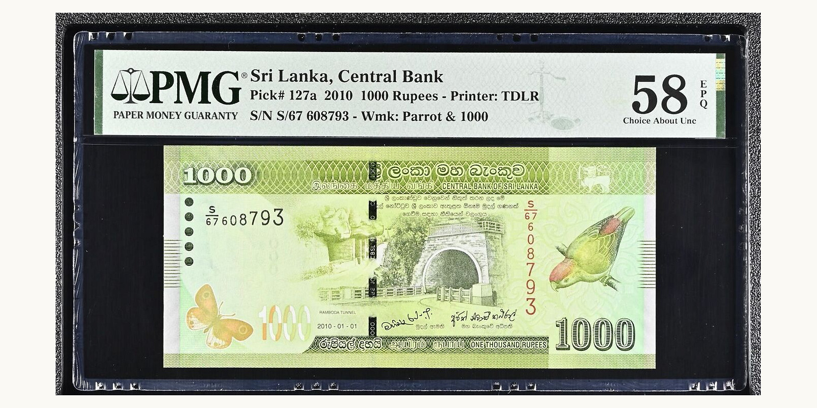 1000 rupees Sri Lanka 2010 — Front side