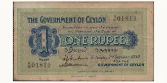 1 rupees 1939