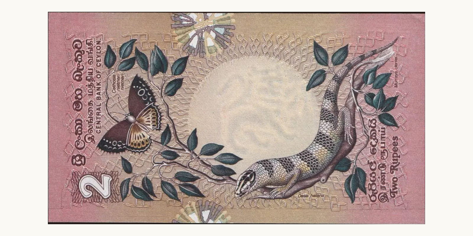 2 rupees Sri Lanka 1979 — Back side