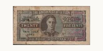 25 cents 1942