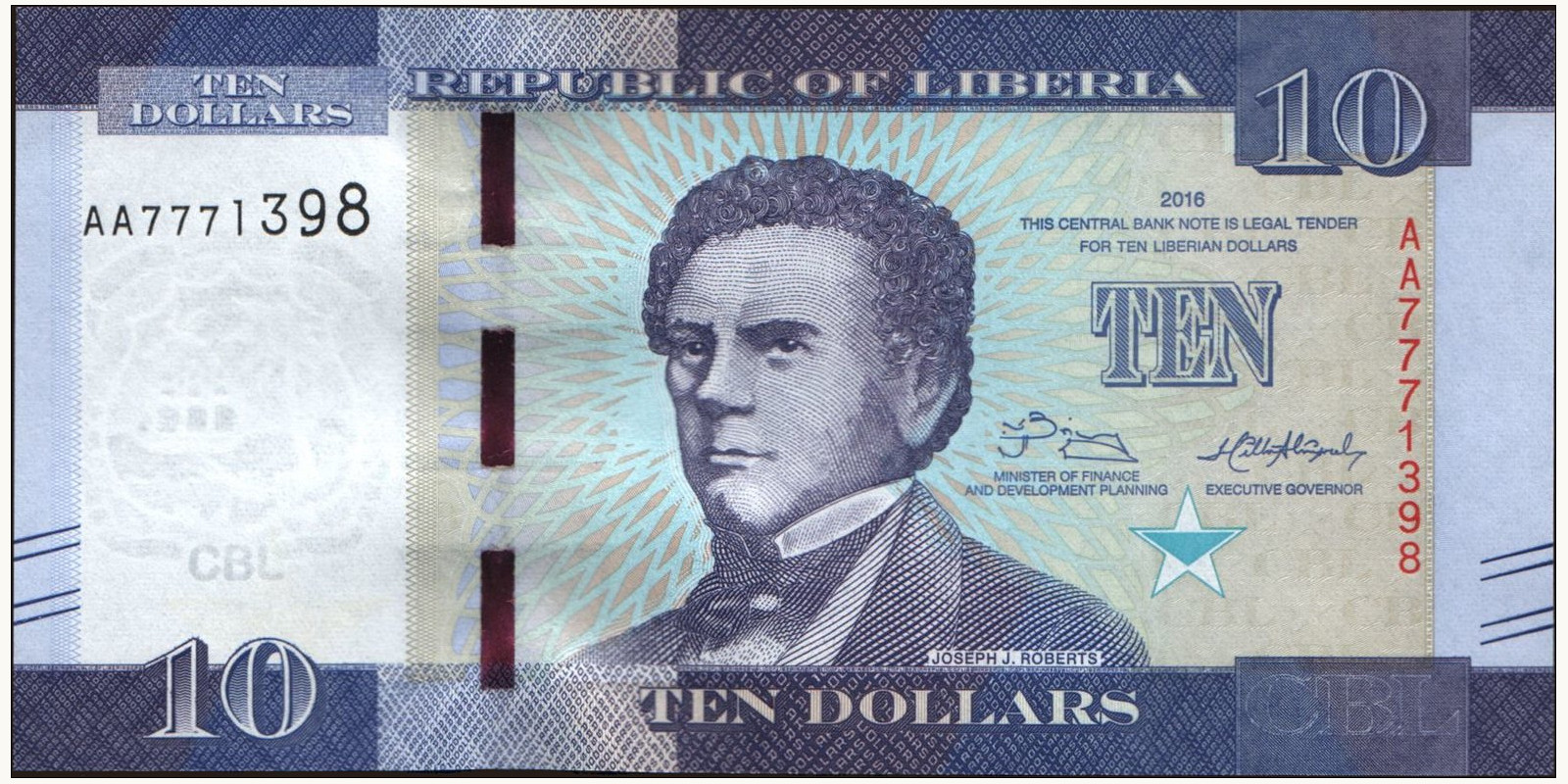 10 dollars 2016