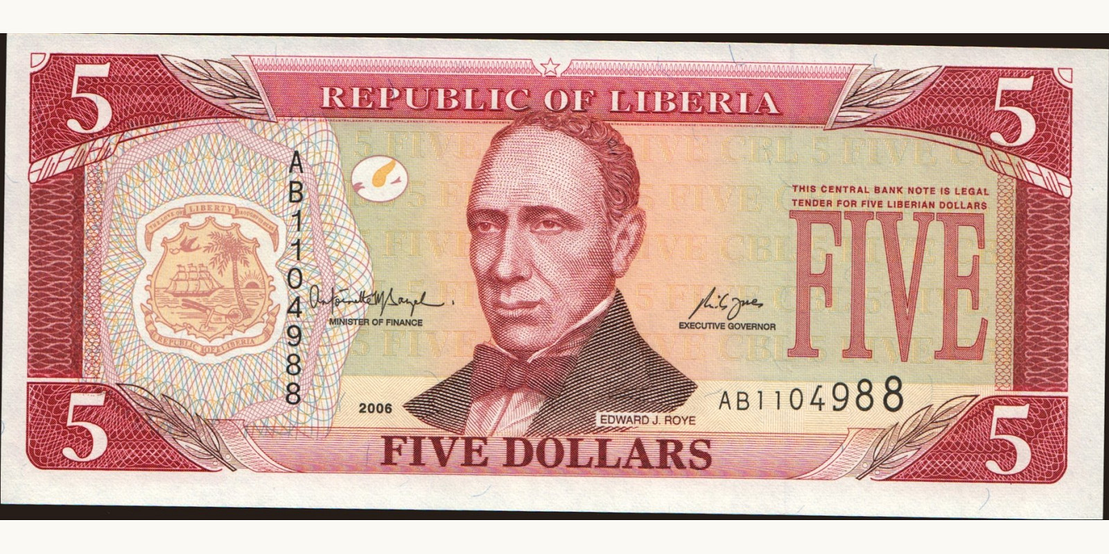 5 dollars 2006