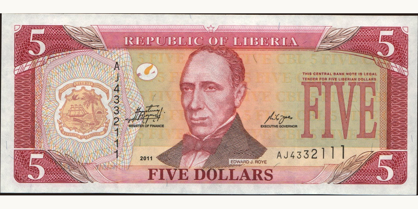 5 dollars 2011