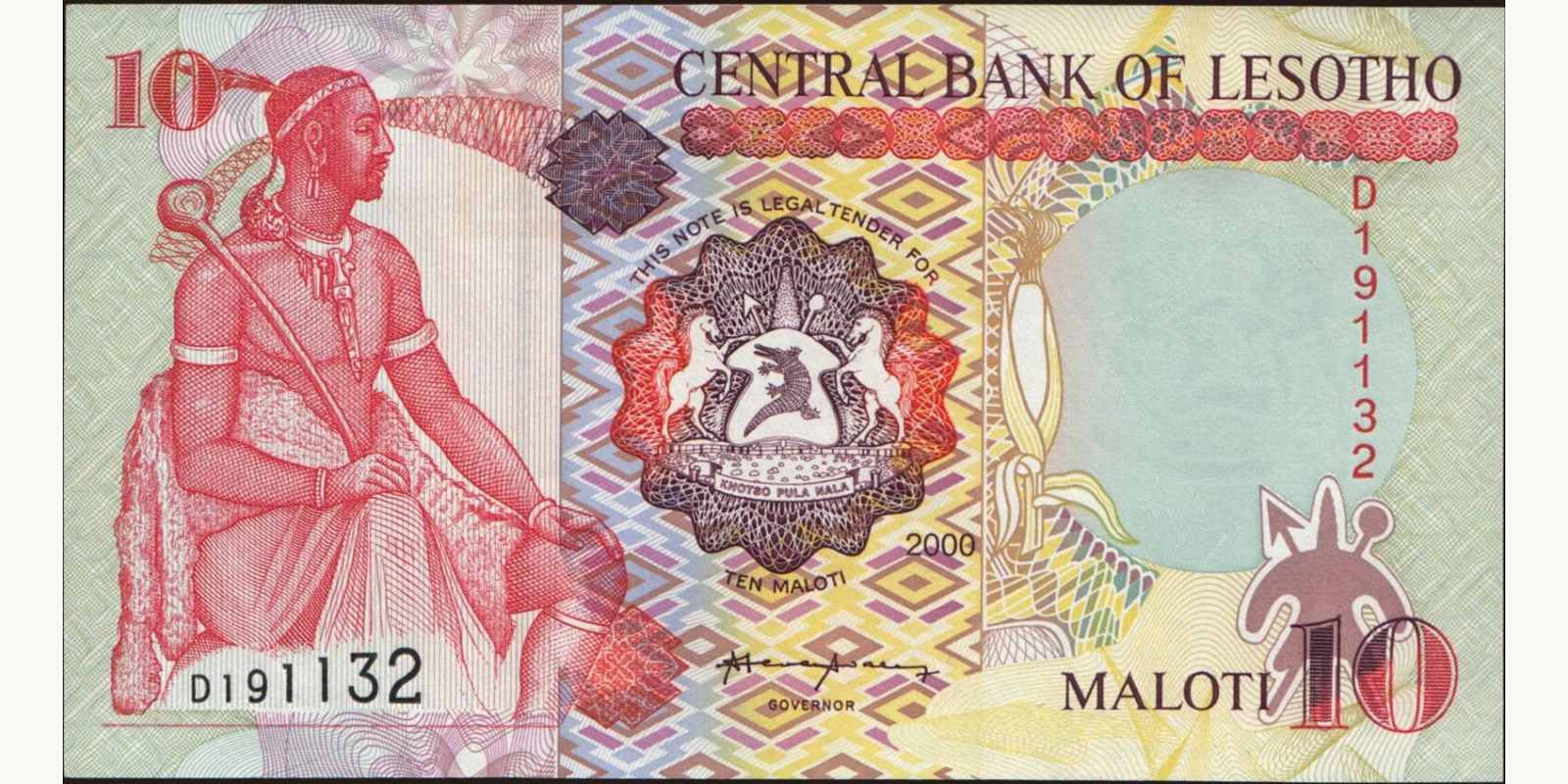 10 maloti 2000