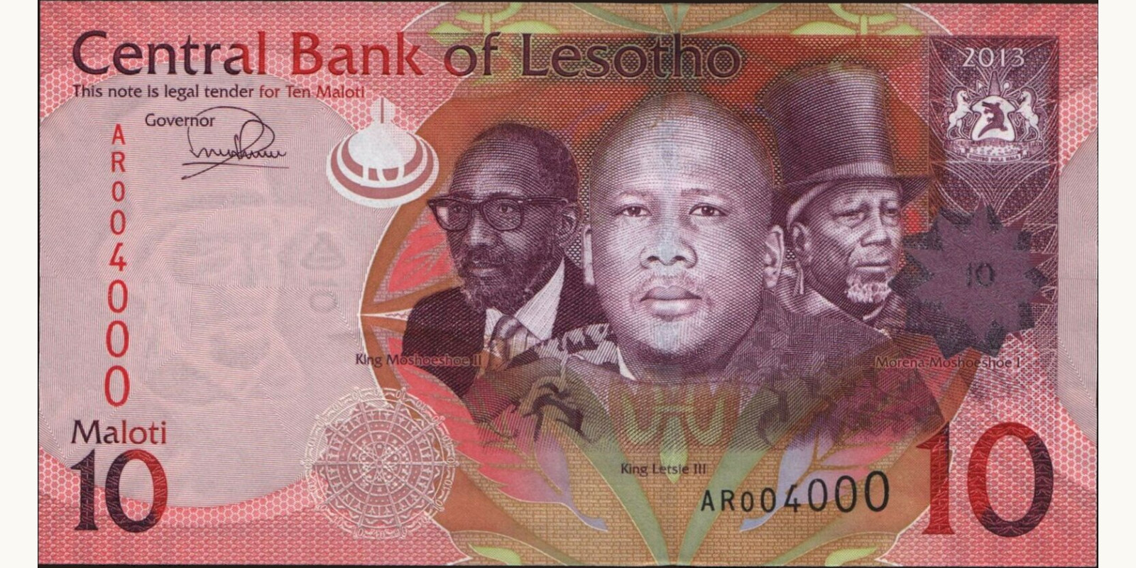 10 maloti 2013