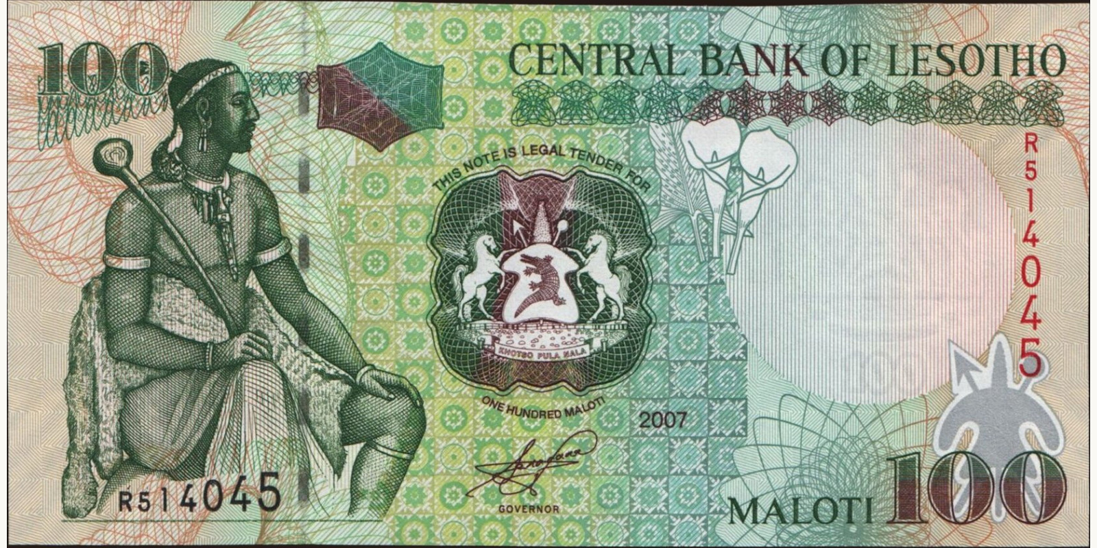 100 maloti 2007