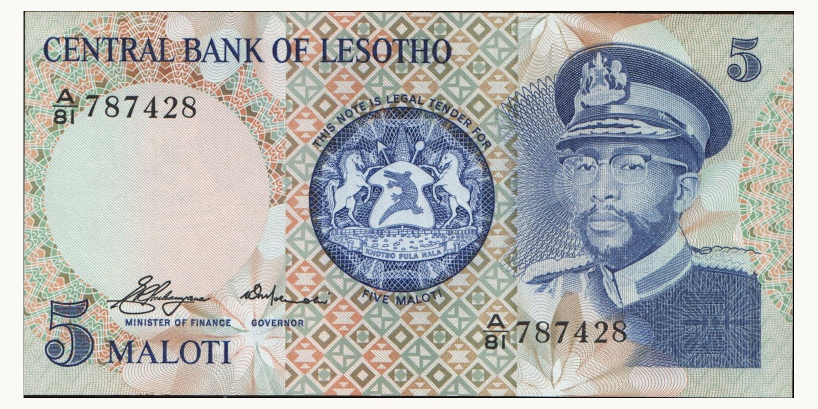 5 maloti 1981