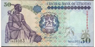 50 maloti 2001