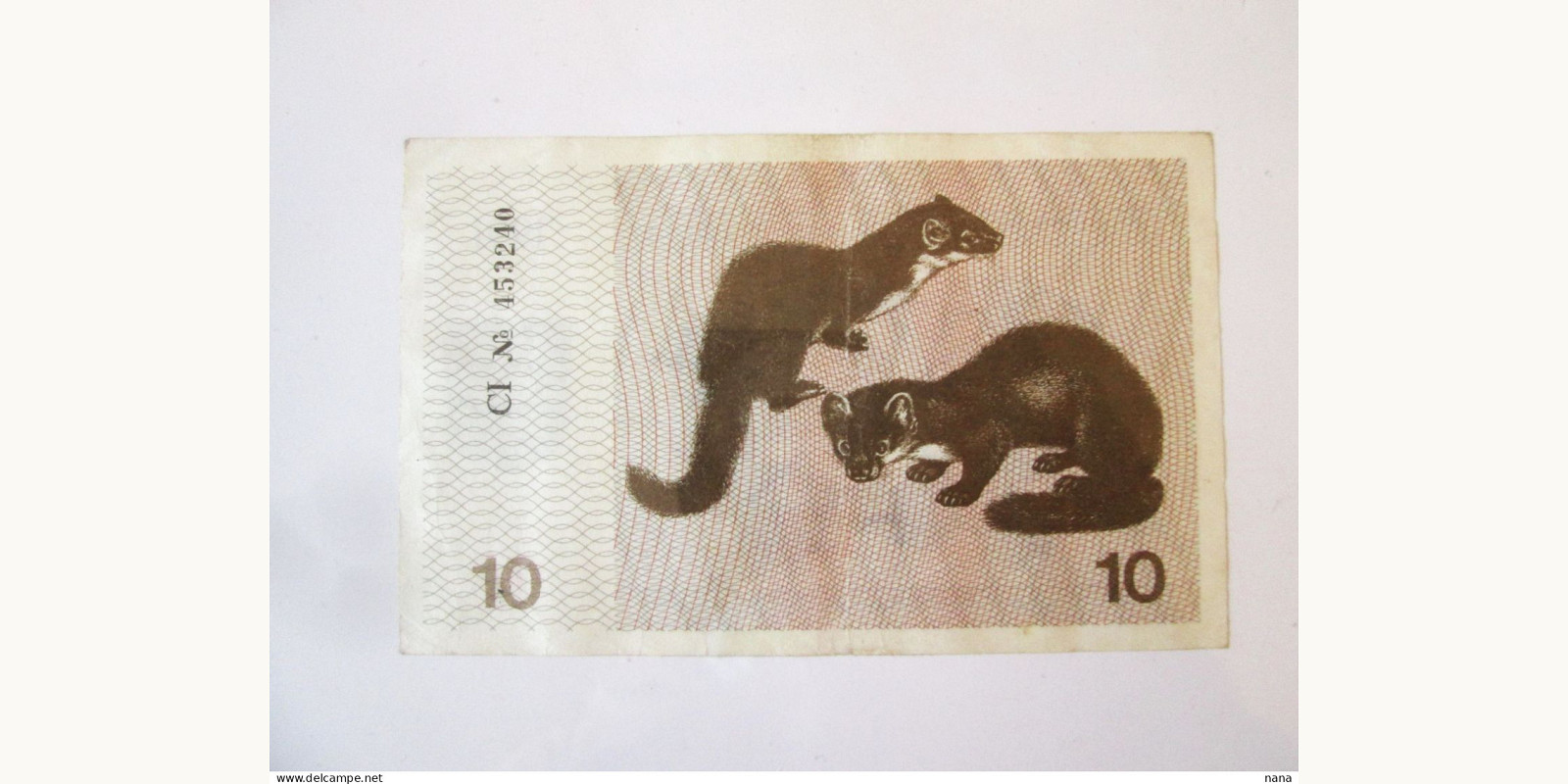 10 talonas Литва 1991 — Оборотная сторона