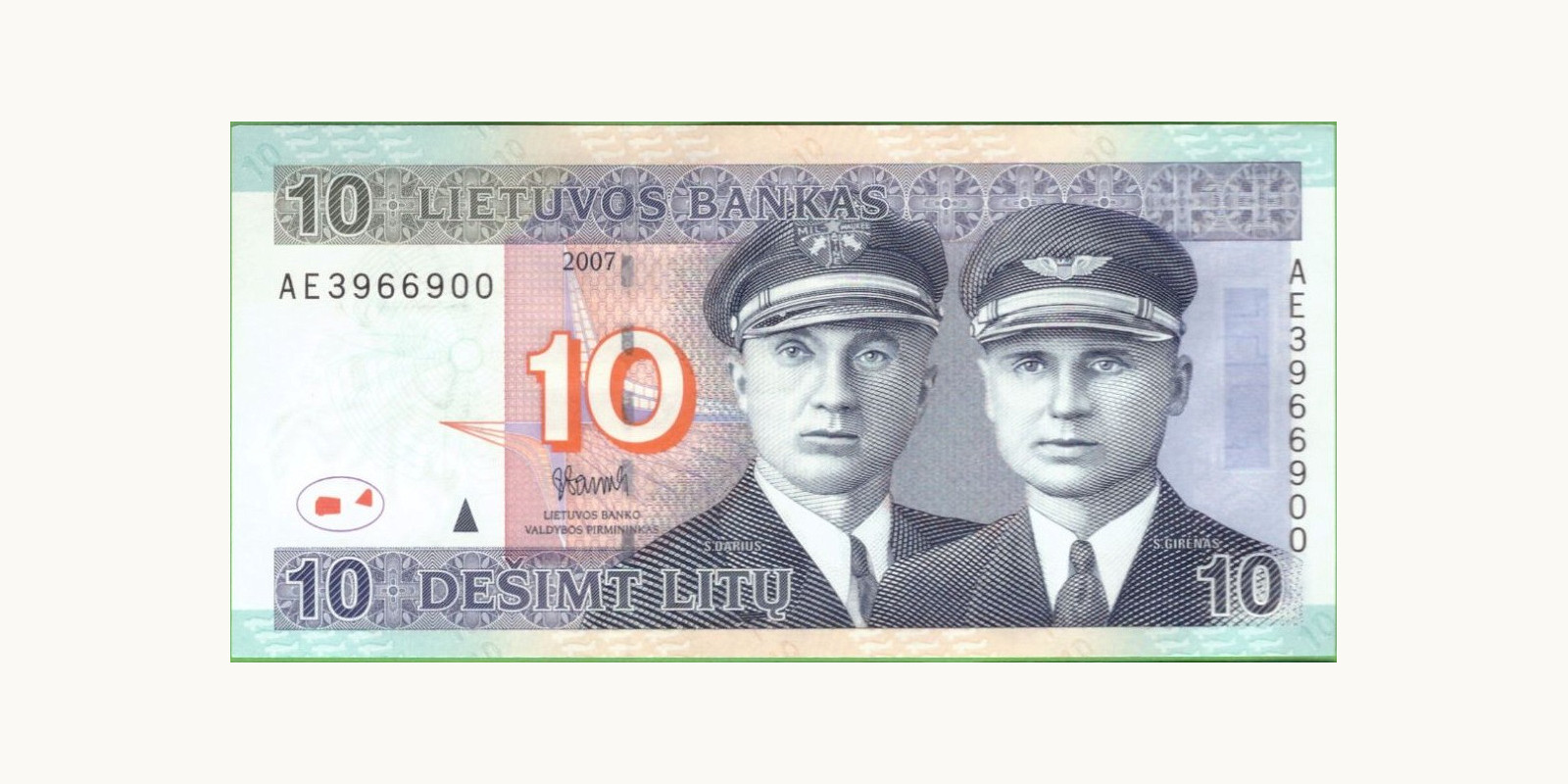 10 litas 2007