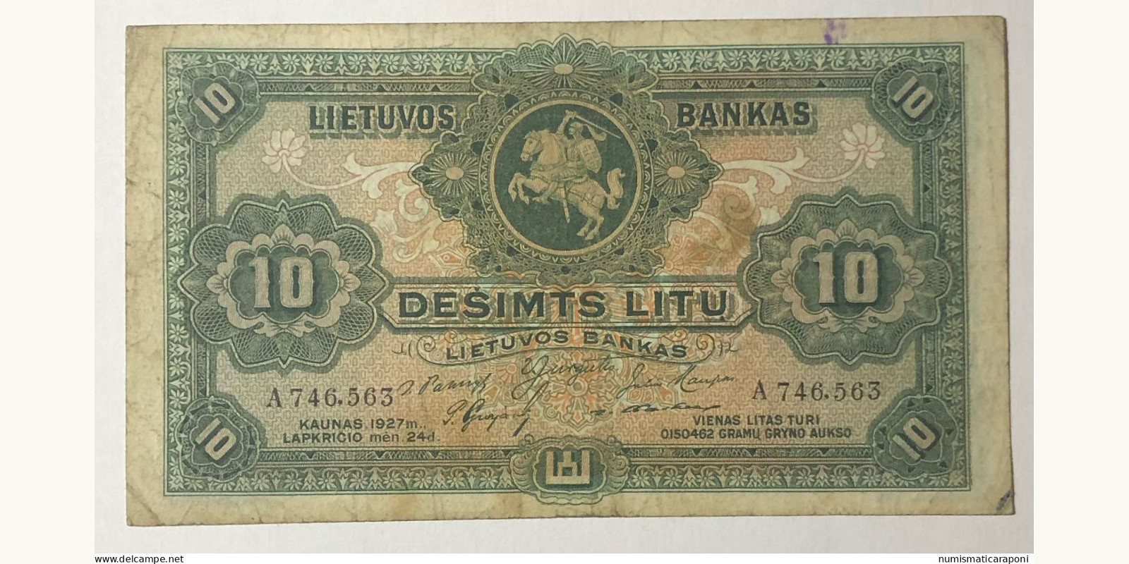 10 litas 1927