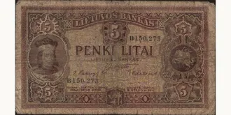 5 litai 1929