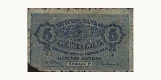 5 litas 1922
