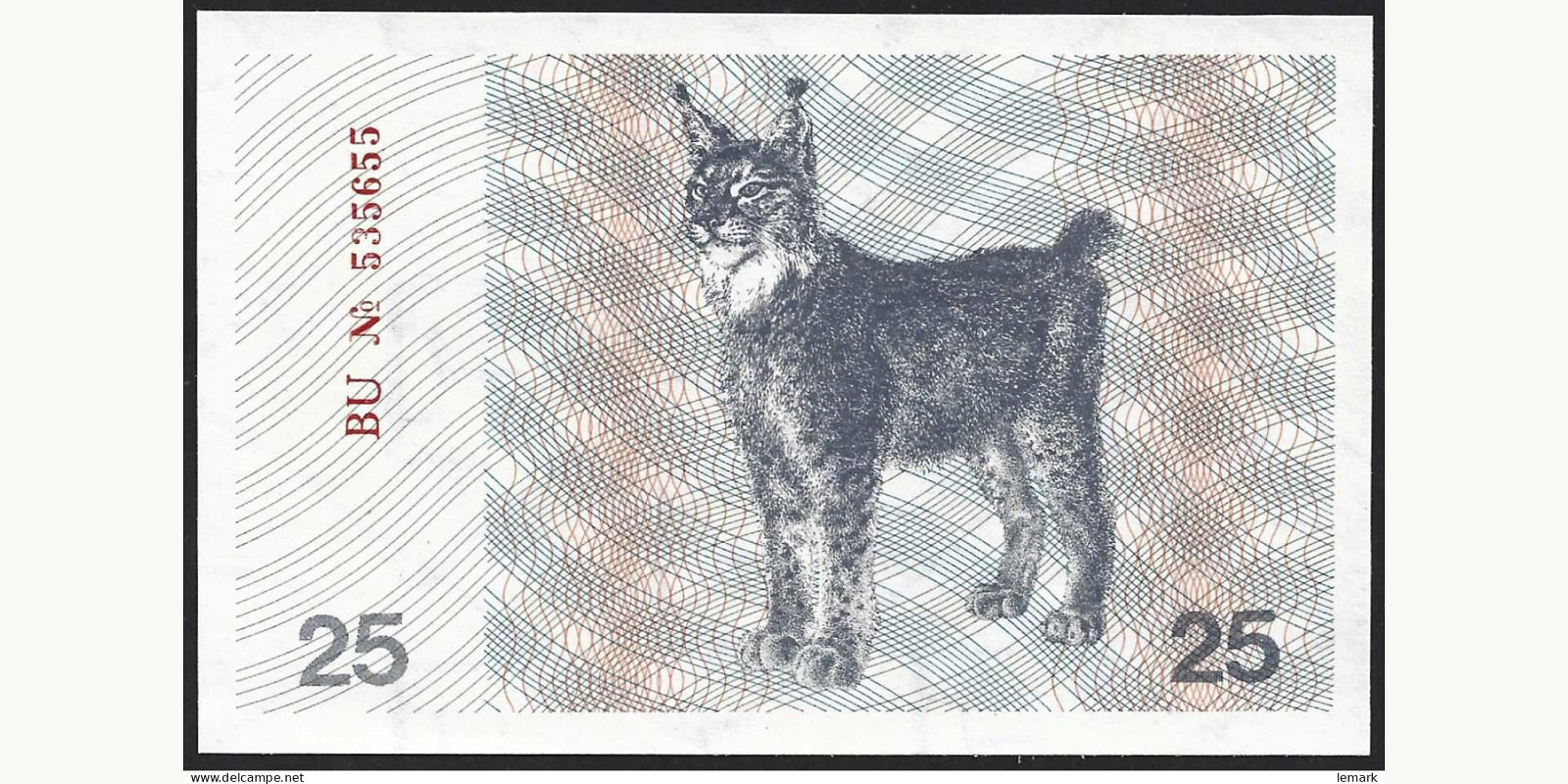 25 talonas Lithuania 1991 — Front side