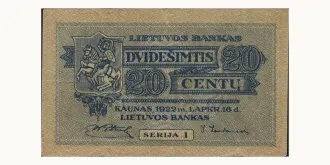 20 centu 1922