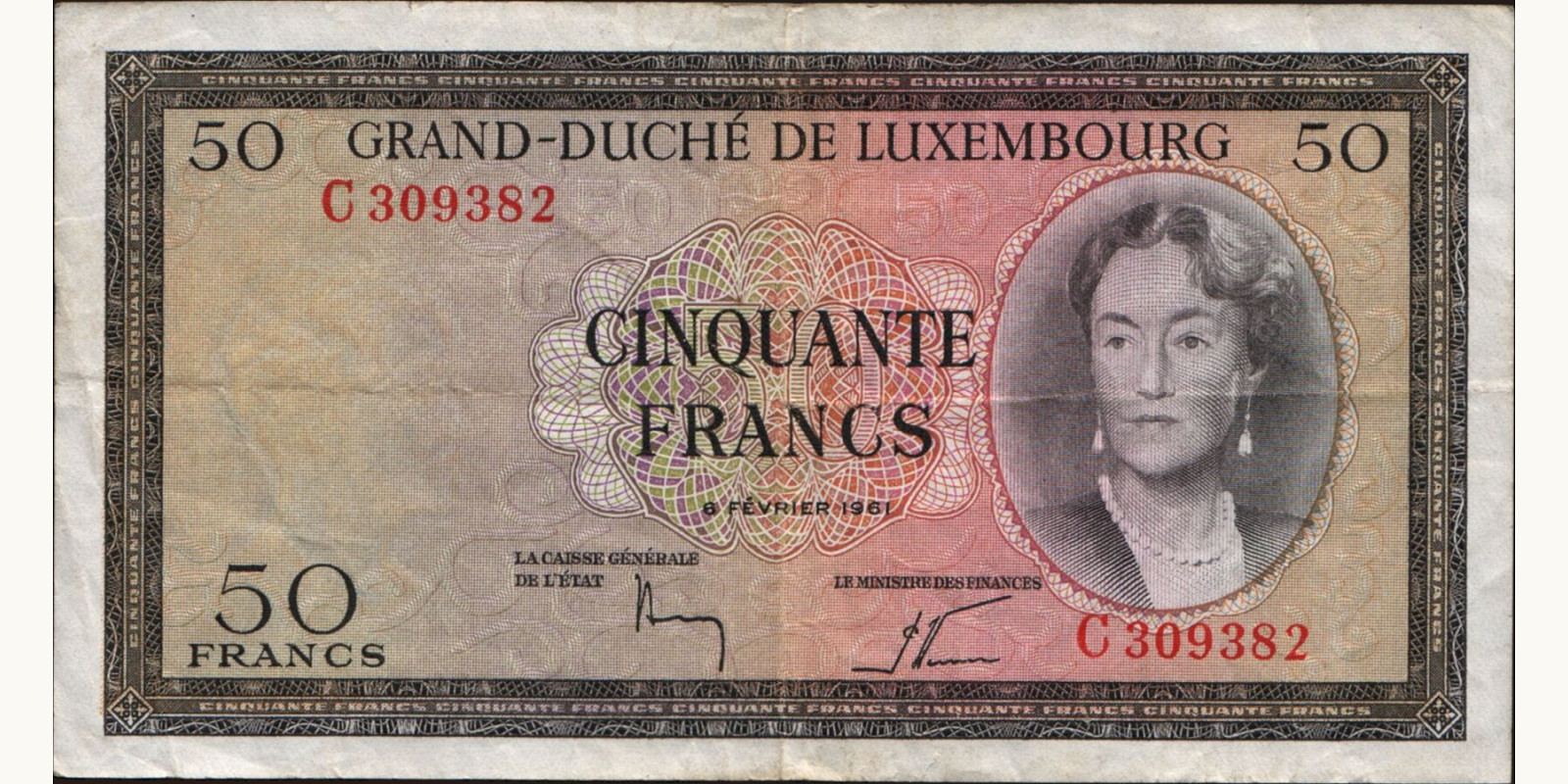50 franc 1961