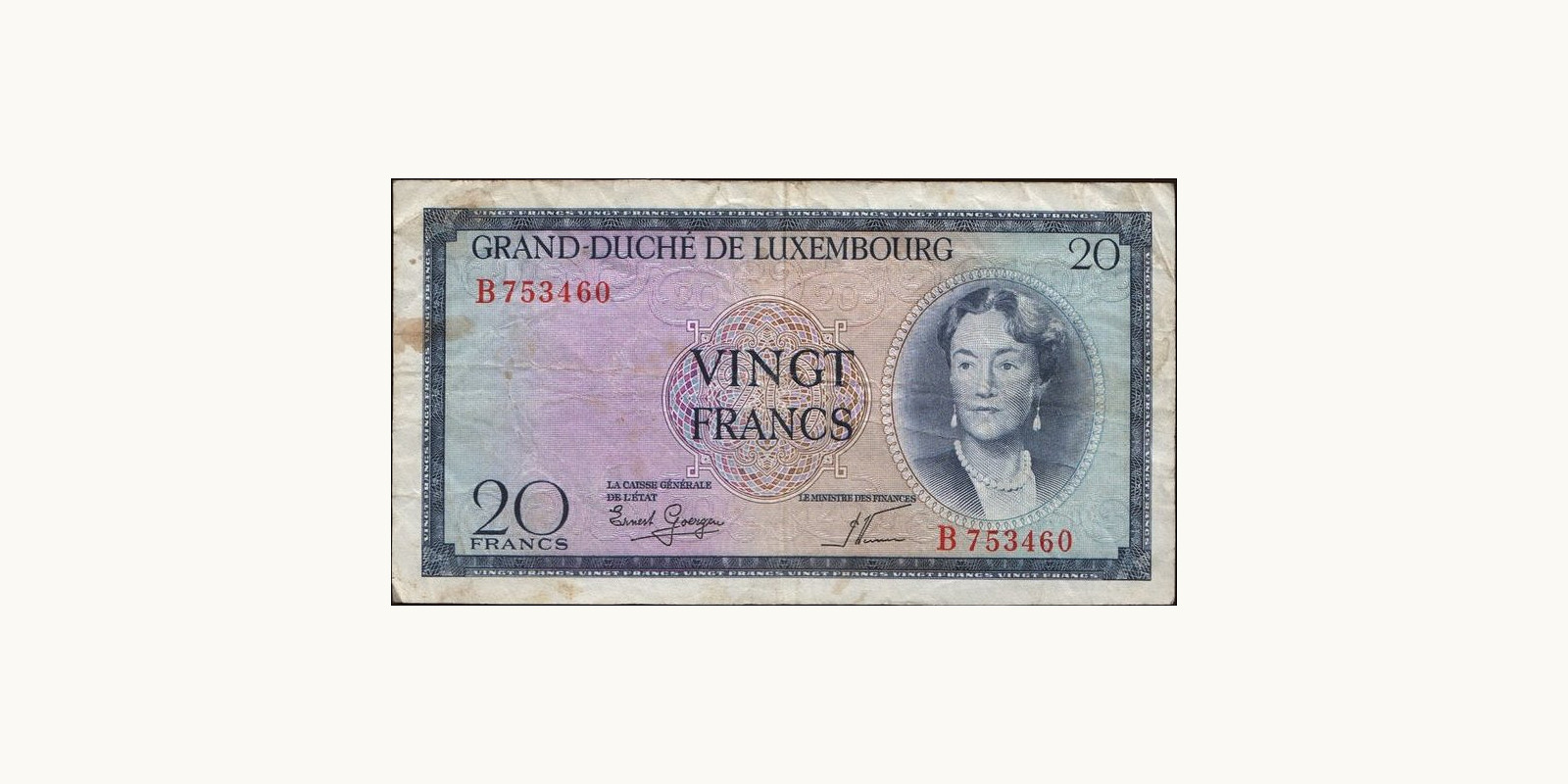 20 franc 1954