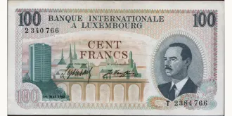 100 franc 1968