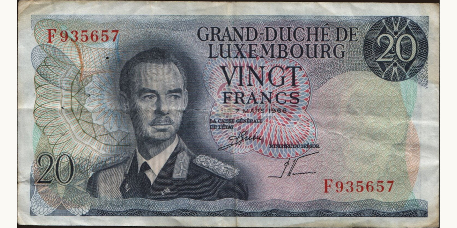 20 franc 1966