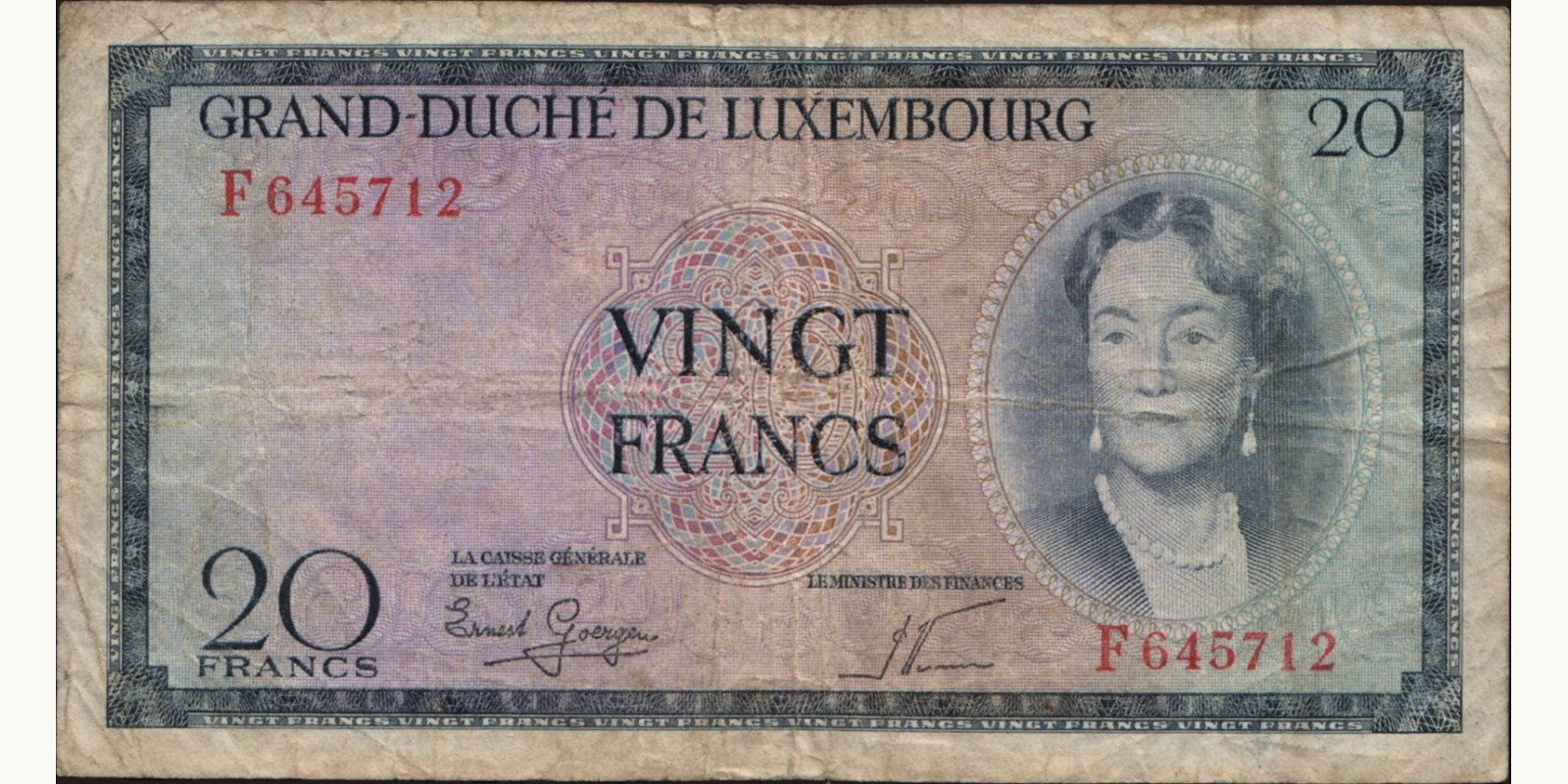 20 franc 1955