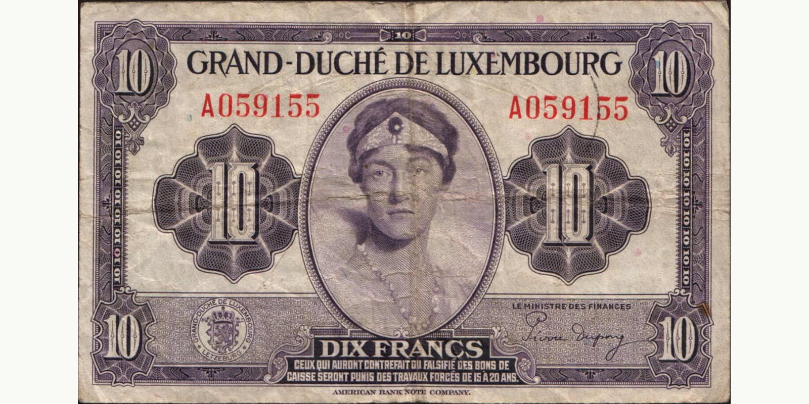 10 franc 1944