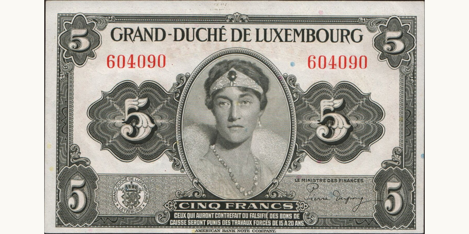 5 franc 1944