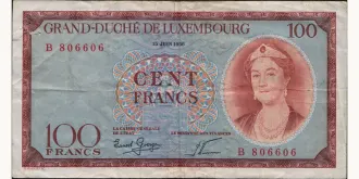 100 franc 1956