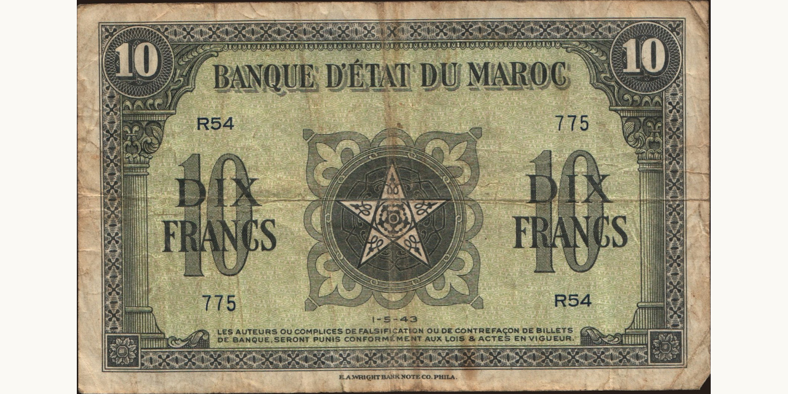 10 franc 1943