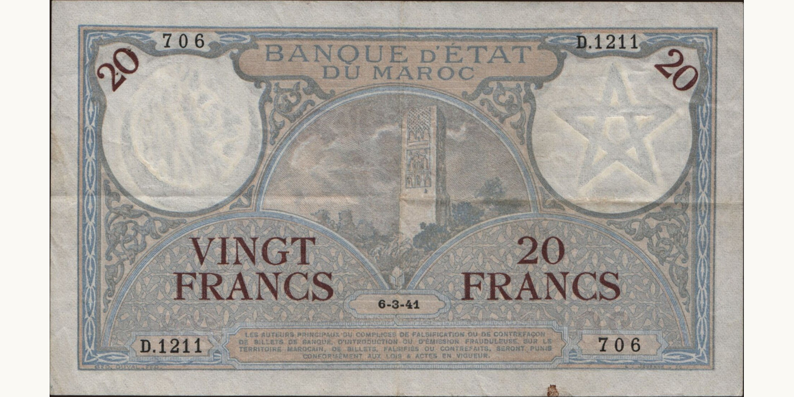 20 franc 1941