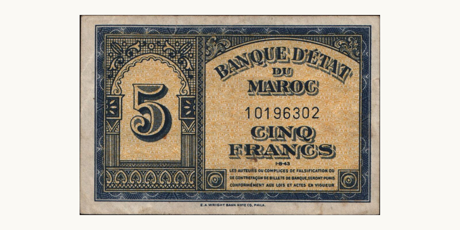 5 franc 1943