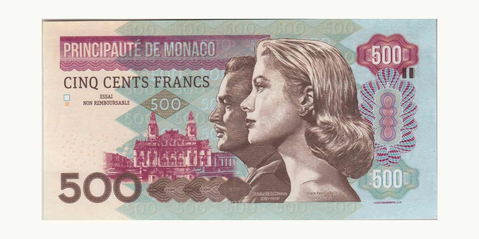 500 Francs 2016