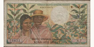 1000 franc 1966