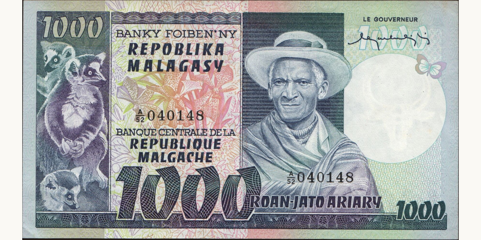 1000 franc 1974