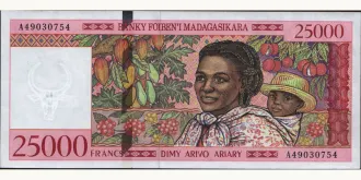 25000 franc 1998