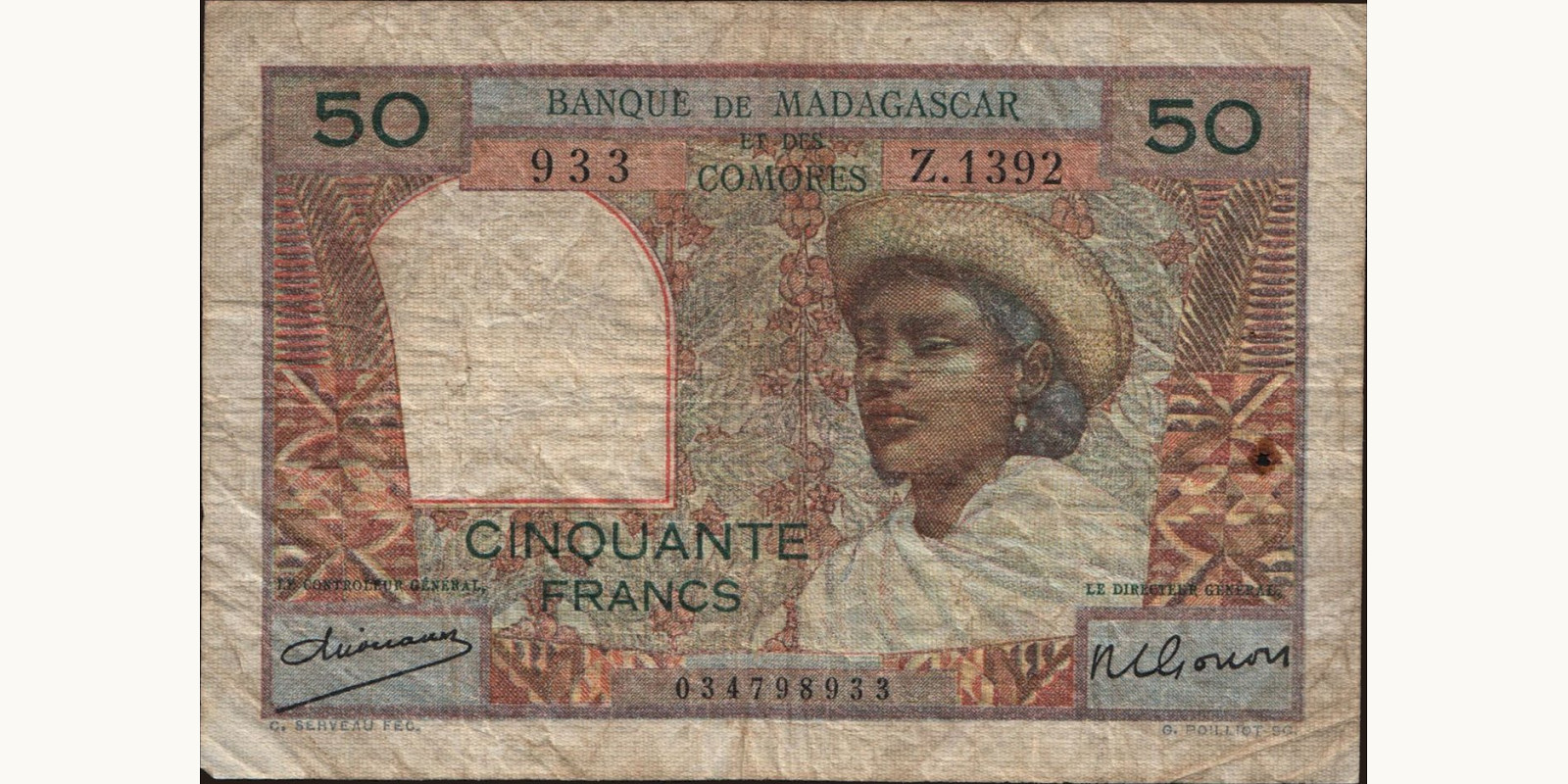 50 franc 1950