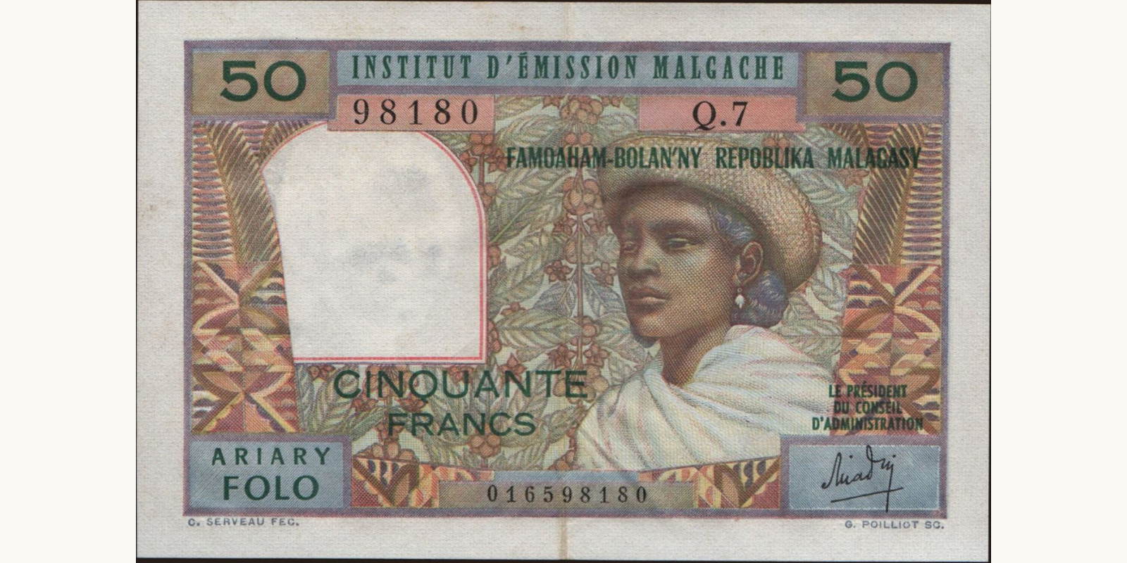 50 franc 1969