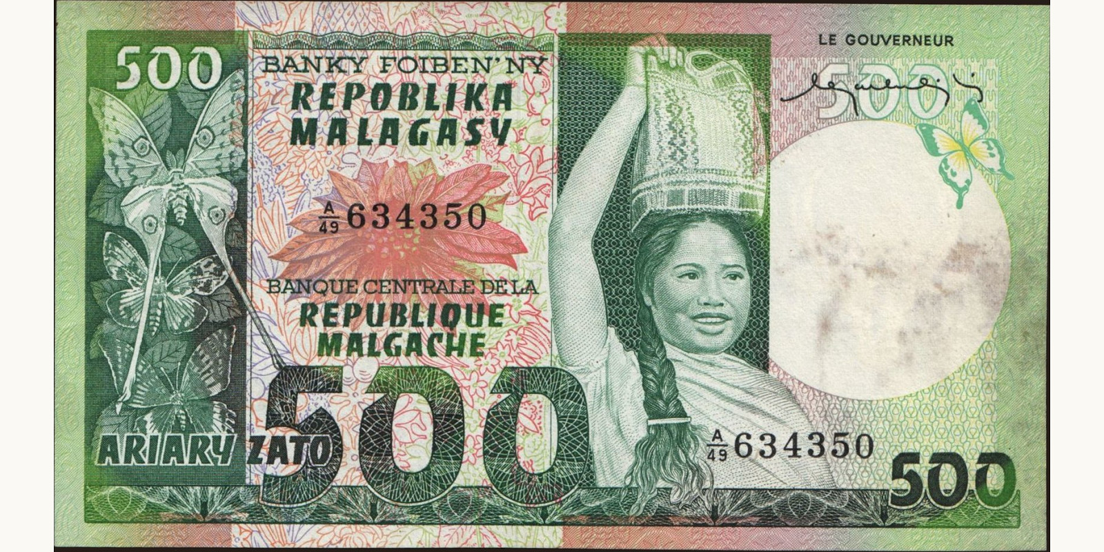 500 franc 1974