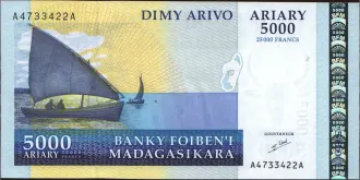 5000 ariary 2003