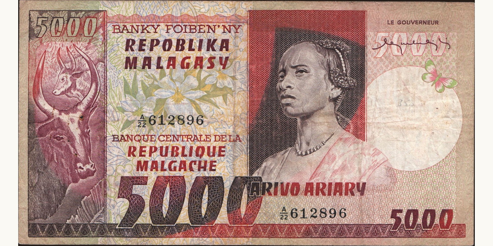 5000 franc 1974
