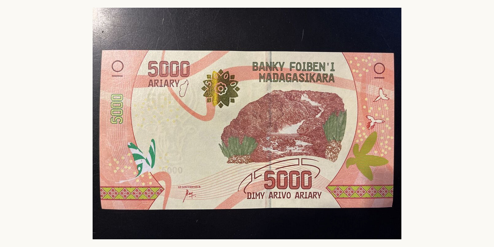 5000 ariary Madagascar 2017 — Front side