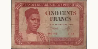 500 franc 1960